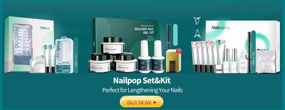 NAILPOP Soft Gel Nail Tips 600PCS Pre-Buff Full Cover Coffin Almond  Oval Shaped Nail Extenison Tips Half Matte Gel X Fake Nails