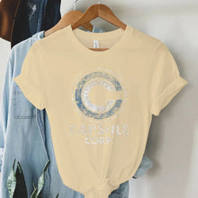 Load image into Gallery viewer, Women Clothing Printed T-shirt CAPSULE CORP Graphic T Shirts Womens Aesthetic Women&#39;s Tee Shirt Fashion Woman Tops 2024 Clothing
