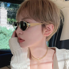Load image into Gallery viewer, New Sunglasses For Women And Men UV400 Sun Glasses Alloy Oval Eyewear
