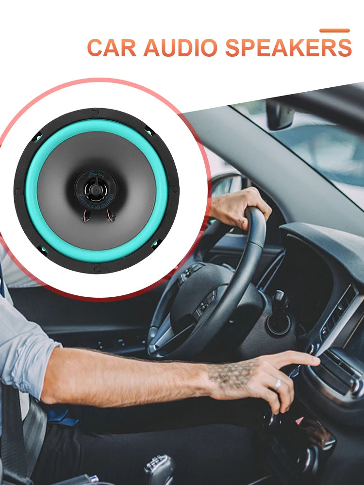 4/5/6 Inch Car Speakers 160W HiFi Coaxial Subwoofer Universal Automotive Audio Music Full Range Frequency Car Stereo Speaker