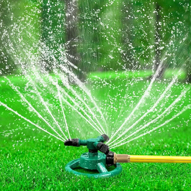 Garden Sprinkler, Adjustable 360 Degree Rotation Lawn Sprinkler, Large Area Coverage, Multipurpose Yard Sprinklers for Plant Irr