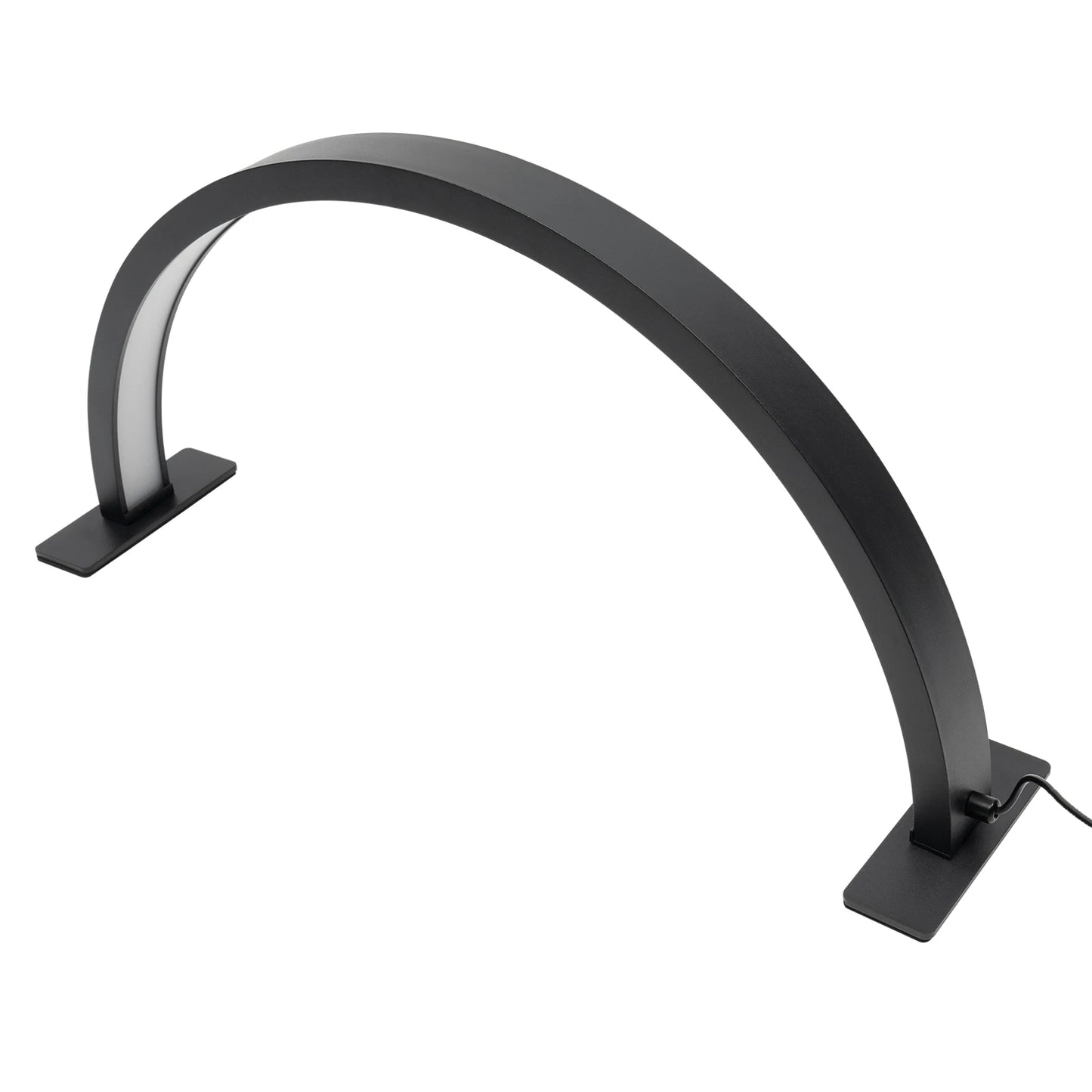 LED Half Moon Light Adjust Brightness 3000K‑6000 Half Moon Desk Lamp for Nail Art, Facial Spa, Skincare, Lash Extensions