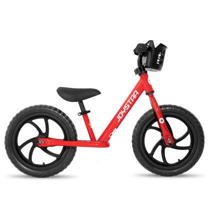JOYSTAR 12/14 Inch Kids Balance Bike for 18months-5 Years, Lightweight Toddler Balance Bikes with Footrest and Handlebar, Red