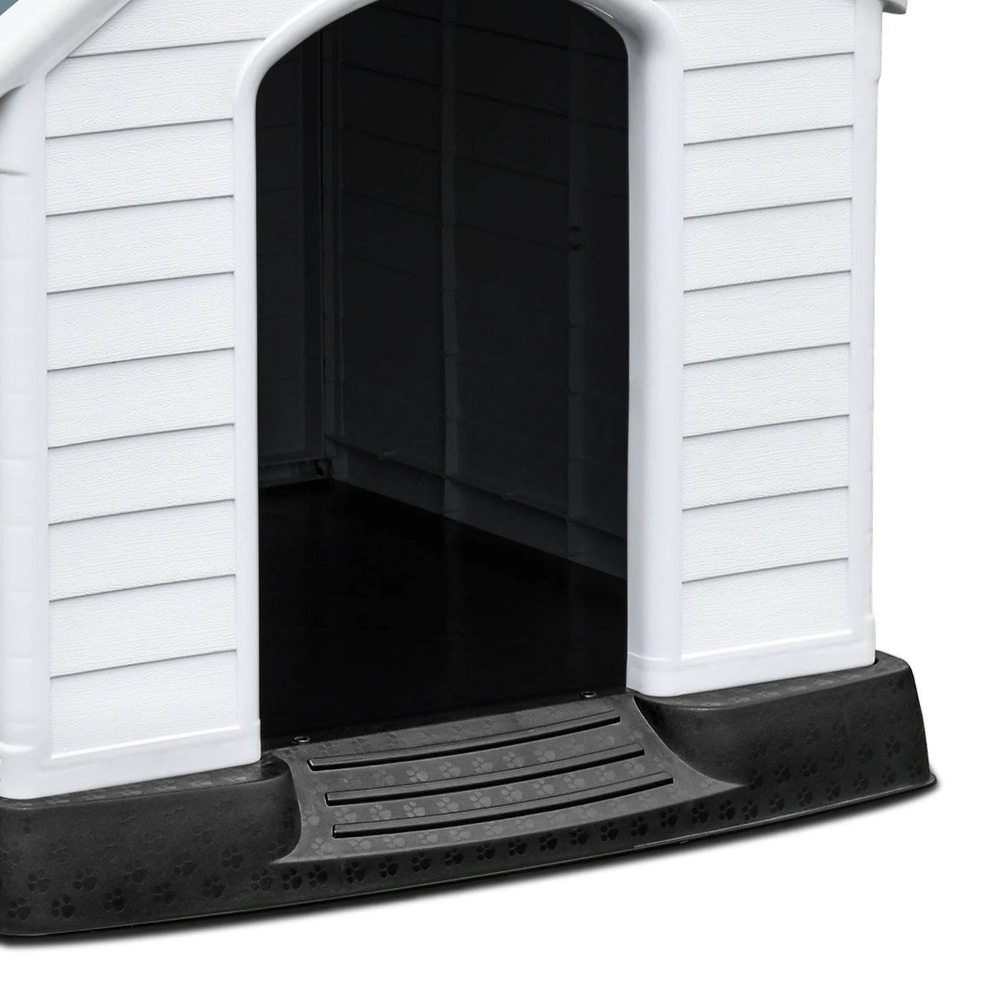 New All-Weather Large Dog House Shelter Easy to Assemble Perfect for Backyards