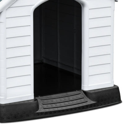 New All-Weather Large Dog House Shelter Easy to Assemble Perfect for Backyards