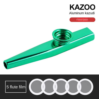 Lightweight Kazoo Aluminum Alloy Metal Fun Instrument Easy To Use for Music Lovers Professional Music Instrument Clarinete