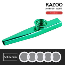 Load image into Gallery viewer, Lightweight Kazoo Aluminum Alloy Metal Fun Instrument Easy To Use for Music Lovers Professional Music Instrument Clarinete
