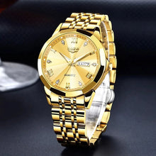 Load image into Gallery viewer, LIGE Business Watch Men Fashion Military Sport Men's Quartz Wristwatches Casual Waterproof Date Chronograph Relogios Mascullino
