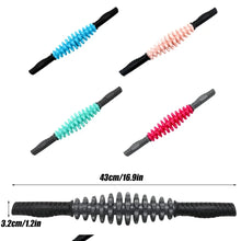 Load image into Gallery viewer, Body Massage Sticks Muscle Roller Athletes Muscle Roller Stick for Relief Muscle Soreness Cramping Tightness Anti Cellulite Gym
