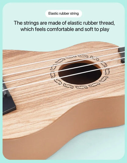 35cm Children Guitar Toy Can Be Used To Play Elementary Instruments With Paddles Simulating Yukrili Music Toys