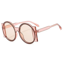 Load image into Gallery viewer, New Round Sunglasses Women Men Cute Brand Designer Elegant Sun Glasses Female Male Big Frame Outdoor Eyewear
