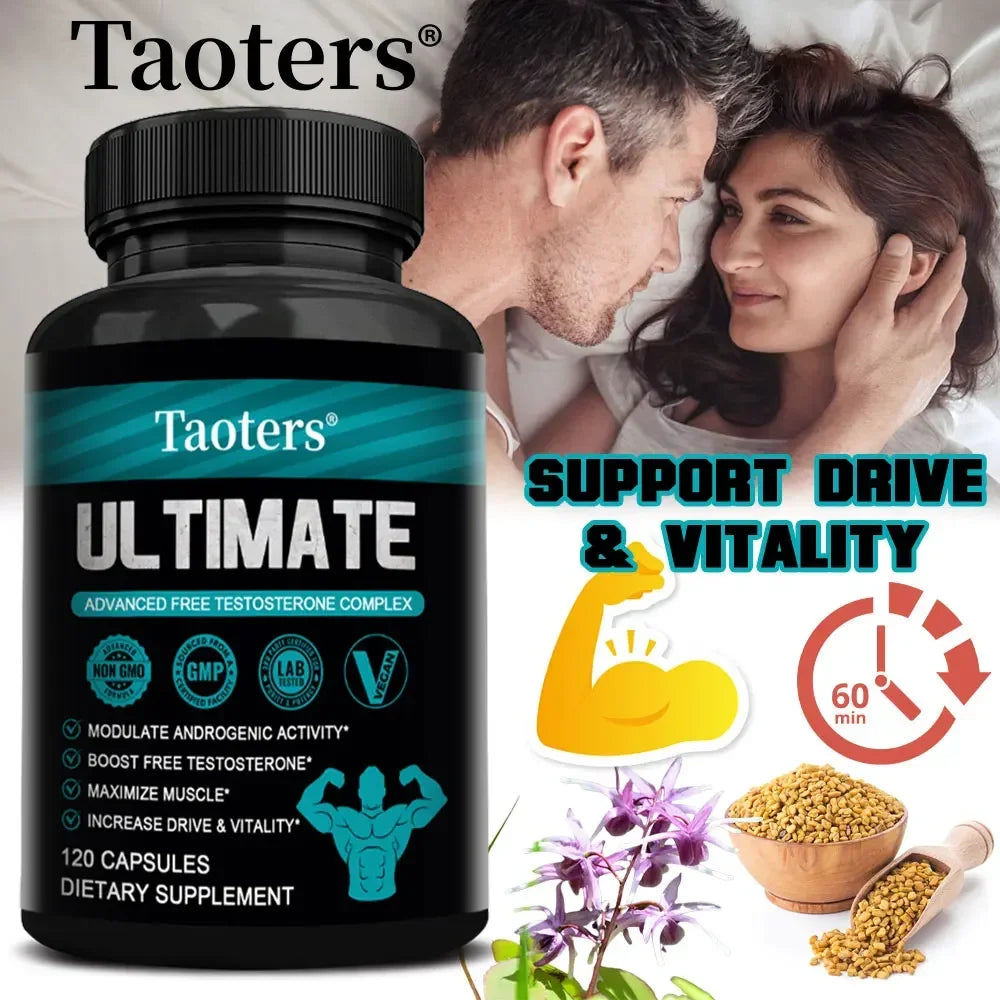 NATURAL ENERGY AND ENDURANCE BOOSTER - Increase strength and vitality, power and endurance Muscle building supplement.