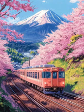 Load image into Gallery viewer, New Arrival Diamond Painting Train Landscape DIY Diamond Embroidery Cross Stitch Mosaic Mountain Handmade Hobby
