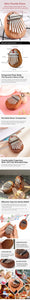 Portable Beginner Finger Piano Wooden Mini Thumb Piano Music Toy 8-sonic Instrument Children's Puzzle Home Decoration Ornaments