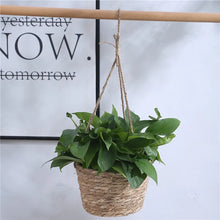 Load image into Gallery viewer, Garden Hanging Planter Macrame Plant Storage Basket Jute Rope Woven Indoor Outdoor Flower Pot Holder Plant Hangers Home Decor
