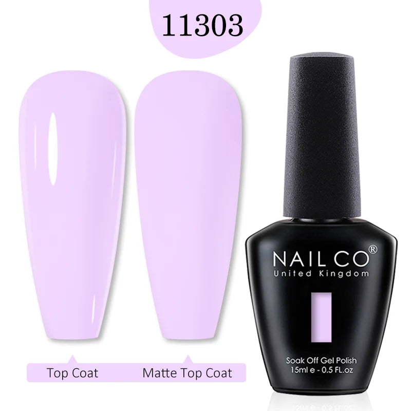NAILCO 15ml Transparent Nude Color Series Jelly Gel Nail Polish Pink Red Nails Art Manicure Gel Varnishes Gellack Design Lacquer