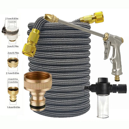 Garden Hoses, Water Pipes Telescopic Hoses Multifunctional Water Guns High-pressure Water Guns, Car Washing, Watering, Sprinkler
