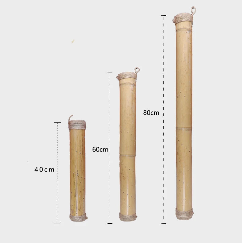Bamboo Sound Therapy Rain Stick Meditation Instrument Yoga Spiritual Healing Sound Rainmaker Shaker Relaxation Orff Instruments