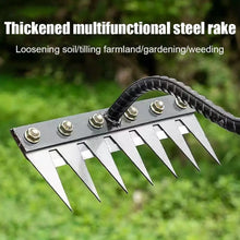 Load image into Gallery viewer, 5/6/7/8 Garden Hoe Weeding Tool Digging Wild Vegetables Weeding Loosening Soil Agricultural Farm Tools Menggang Rake
