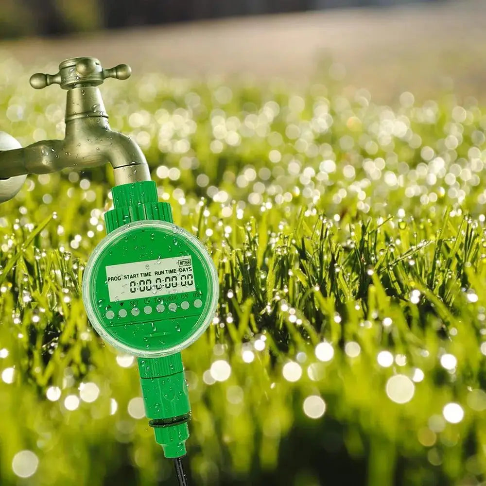 Garden Automatic Watering Timer Intelligent Drip Irrigation System LCD Display Home Horticultural Equipment Accessories For Farm