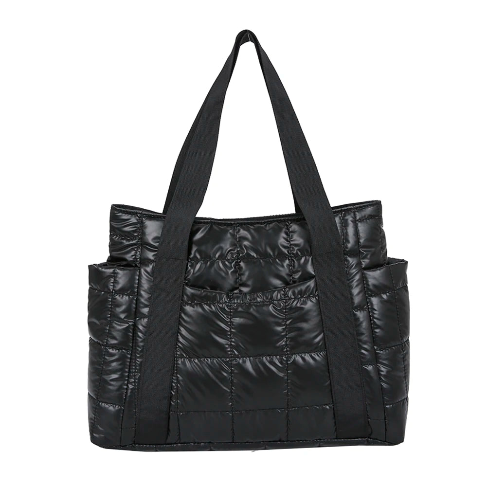 Handbags Women Bags Female Shoulder Bag Large Capacity Nylon Padded Clothing Bags Winter Bags Messenger Bags