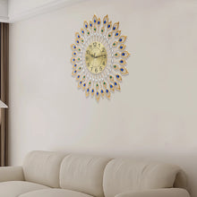 Load image into Gallery viewer, Modern Style Quartz Metal Big Clocks Large Wall Clock Decorative Wall Clocks for Living Room Bedroom Quiet Running

