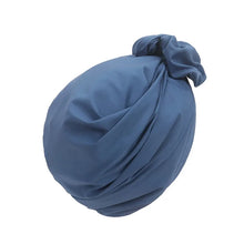 Load image into Gallery viewer, Women Vintage Turban Hat Fashion Female Bandana Headband Women&#39;s Hair Cover Cap Ladies Head Wraps Muslim Headscarf Bonnet
