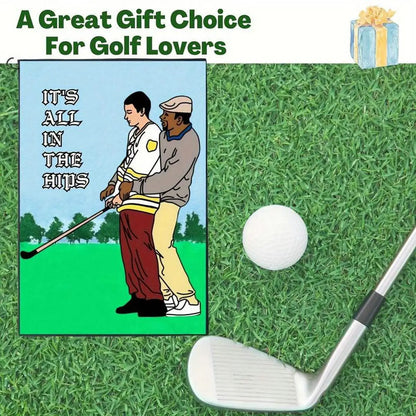 Funny Golf Towel 1 Count Brotherhood Is Deep Golf Club Clean Set with Clip for Golf Bags Golf Accessories for Men & Women
