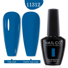 Load image into Gallery viewer, NAILCO 15ml Transparent Nude Color Series Jelly Gel Nail Polish Pink Red Nails Art Manicure Gel Varnishes Gellack Design Lacquer
