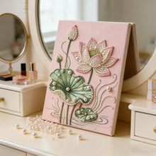Load image into Gallery viewer, DIY Flower Pearl Diamond Art Kits for Adults/Beginners Gift Home Decor Art Pearl Gem Painting Picture 20*30CM Arts Craft

