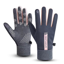 Load image into Gallery viewer, Womens Autumn and Winter Sports Warm Gloves Waterproof and Anti Slip Cycling Gloves Wind and Cold Resistant Outdoor Activity Glo
