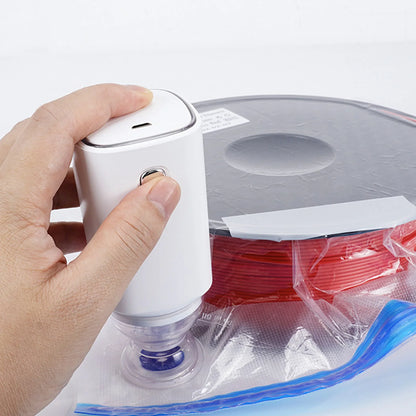 Auto Vacuum Bag Pump Rechargeable Portable Electric Vacuum Sealed Compression Pump for 3D Printing Consumables 5V Vacuum Pump