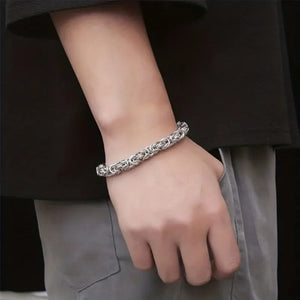 1pcs Italian Byzantine Bracelet, Metal Vintage Bracelet, Women's Fashion Bracelet Fashion Item, Suitable for Birthday Gift More