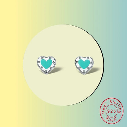 Small exquisite and lovely simple 925 sterling silver earrings are essential female accessories for daily commuting