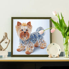 Load image into Gallery viewer, DIY Cute puppy Special Shape Diamond Art Painting Kit for Adult Beginners,Crystal Diamond Kits for Home Wall Decoration Gift
