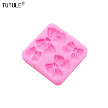 Load image into Gallery viewer, Butterfly knot flip candy chocolate silicone mold diy Large Small Butterfly cake decorating accessories clay drip silicone molds
