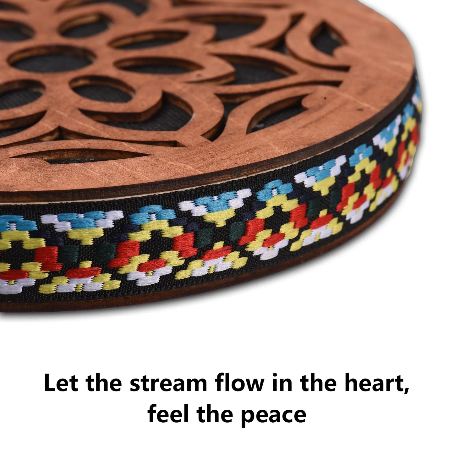 8/12-inch Ocean Drum Ethnic Percussion Instrument Onomatopoeic Music Portable Hand Drum Instrument Sound Therapy Relaxing Water