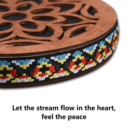 8/12-inch Ocean Drum Ethnic Percussion Instrument Onomatopoeic Music Portable Hand Drum Instrument Sound Therapy Relaxing Water