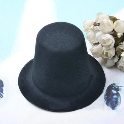 13cm Top Hat Children Hats Boy Girl Wedding Hen Party Festival Dance Cap DIY Craft Base Caps Stage Performance Prop Birthday