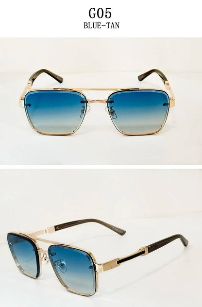 New Sunglasses For Men Luxury Fashion Glasses Sunscreen  Square Sunglasses Women Trendy Vintage Gafas De Sol Hombre Zonnebril Su