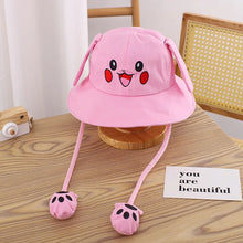Load image into Gallery viewer, Kids Summer Broad-brimmed Cotton Hats Children Bucket Caps for Beach Holiday Boys Girls Sun Protection Hat Parent-child Outfit
