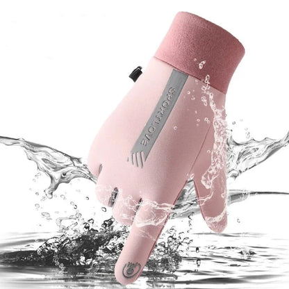 Winter Gloves Women Cycling Bike Thermal Cold Resistance Wind Waterproof Bicycle Warm Outdoor Running Skiing Mittens