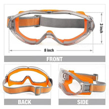 Load image into Gallery viewer, New Safety Goggles Anti Fog Clear Lens Goggles Anti Splash Dust Proof Work Lab Eyewear Industrial Grade Eye Protection Goggles

