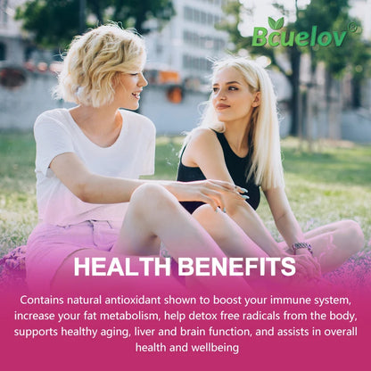 Glutathione Capsules L-Glutathione with Collagen Supplements for Skin Care, Liver Support, Antioxidant, Immune System