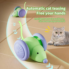 Load image into Gallery viewer, Smart Cat Toy Mouse Running Car Electronic Interactive Pet Toy Automatic Teaser with Intelligent Obstacle Avoidance Pet Products
