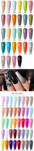NAILCO 15ml Transparent Nude Color Series Jelly Gel Nail Polish Pink Red Nails Art Manicure Gel Varnishes Gellack Design Lacquer