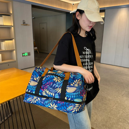 Sports Gym Bag Travel Portable Handbags For Women Outdoor Swimming Fitness Shoulder Crossbody Bag Weekender Duffel Yoga Bag