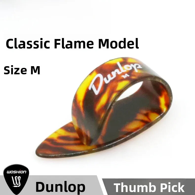 Dunlop Guitar Thumb Pi Middle Finger Thumb Ring L M S Finger Pi Guitar Accories Music Instrument Supplies