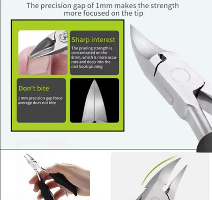 Nail Clippers Ingrown Toenail Podiatry Correction Nippers Cuticle Cutters Cut Paronychia Pedicure Manicure Hand Foot Care Tool