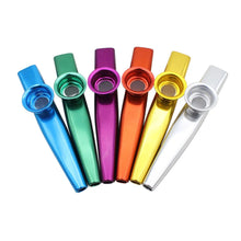 Load image into Gallery viewer, Lightweight Kazoo Aluminum Alloy Metal Fun Instrument Easy To Use for Music Lovers Professional Music Instrument Clarinete
